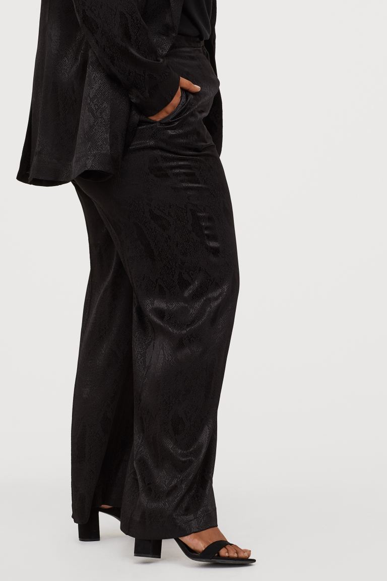Pantaloni de costum negri H&M